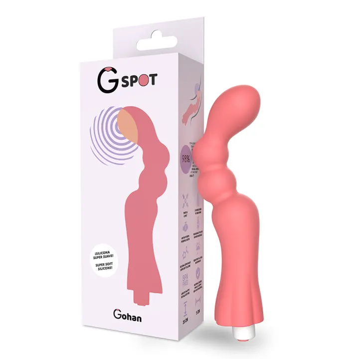 G-SPOT - GOHAN VIBRADOR PUNTO G LIGHT ROJO