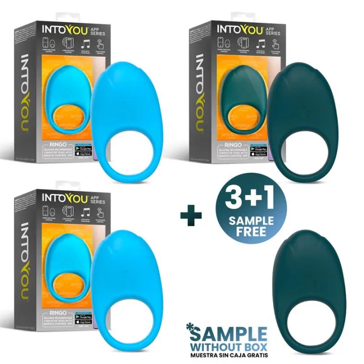Pack Ringo Anillo Vibrador con APP Unibody de Intoyou App Series