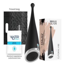 BRILLY GLAM - SPOT VIBE VIBRADOR CLITORIAL ORGASMICO SILICONA NEGRO | VibraZon