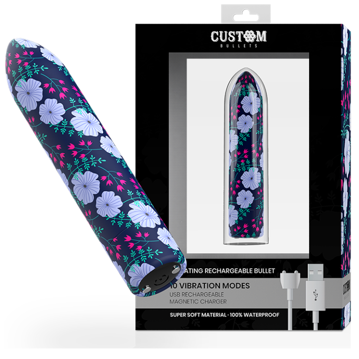 CUSTOM BULLETS - BALA RECARGABLE SPRING 10 INTENSIDADES | VibraZon