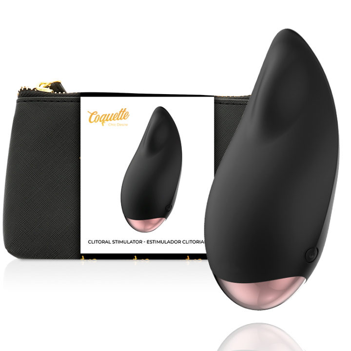COQUETTE CHIC DESIRE - ESTIMULADOR CLÍTORIS NEGRO / DORADO GOTA | VibraZon