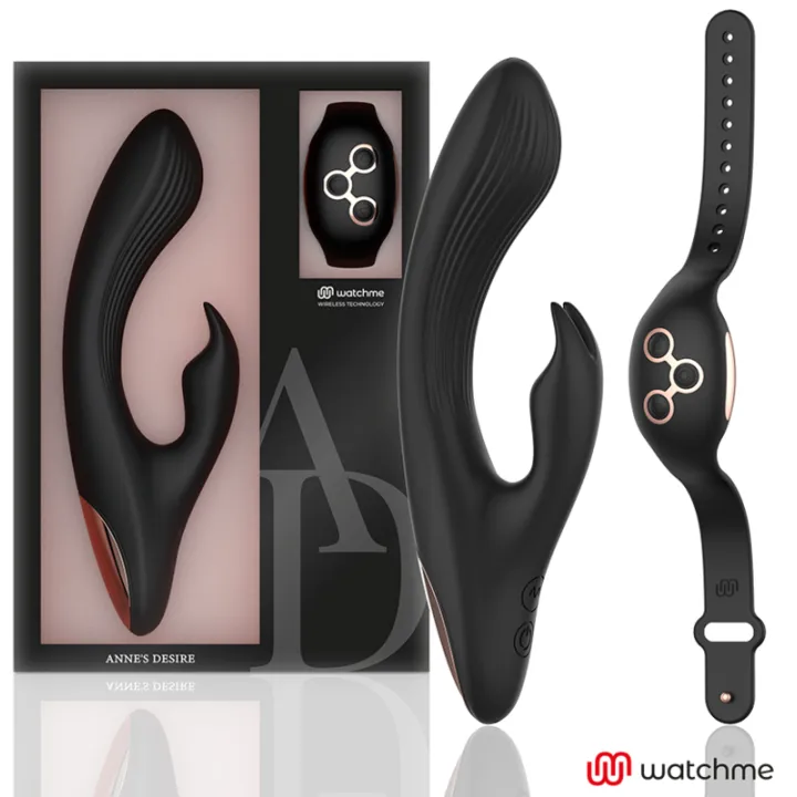 ANNE'S DESIRE - RABBIT CONTROL REMOTO TECNOLOGÍA WATCHME NEGRO/DORADO