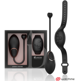 ANNE'S DESIRE - HUEVO CONTROL REMOTO TECNOLOGÍA WATCHME NEGRO | VibraZon
