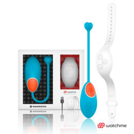 WEARWATCH - HUEVO CONTROL REMOTO TECNOLOGIA WATCHME AZUL / NIVEO | VibraZon