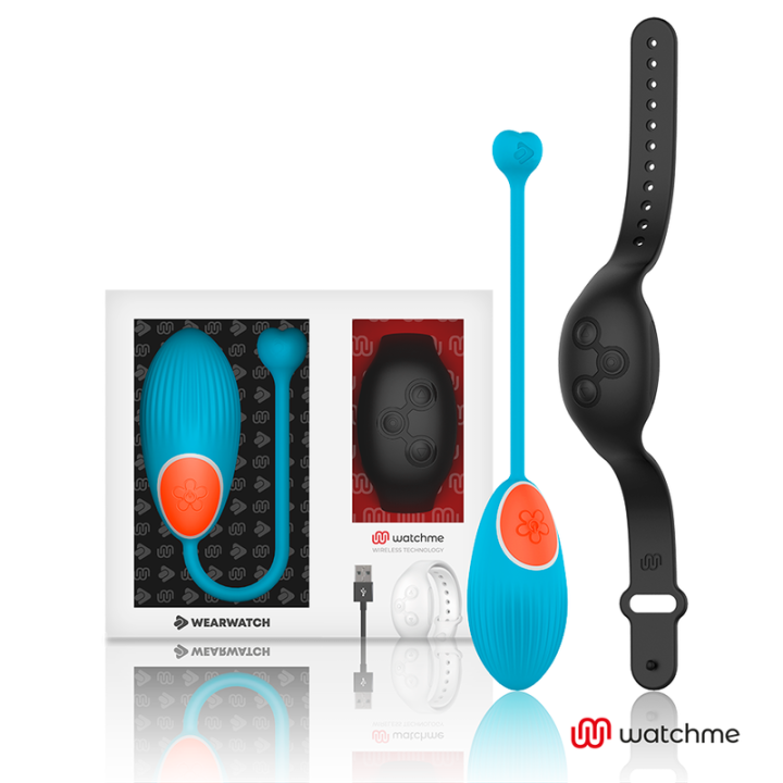 WEARWATCH - HUEVO CONTROL REMOTO TECNOLOGIA WATCHME AZUL / AZABACHE | VibraZon