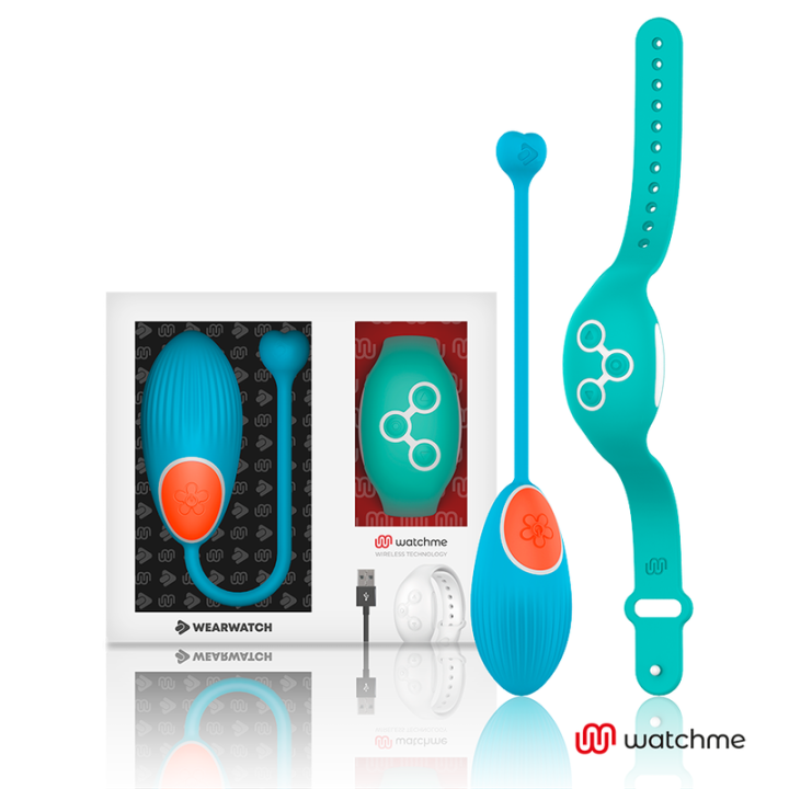 WEARWATCH - HUEVO CONTROL REMOTO TECNOLOGIA WATCHME AZUL / AGUAMARINA | VibraZon