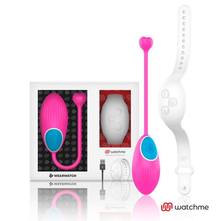 WEARWATCH - HUEVO CONTROL REMOTO TECNOLOGIA WATCHME FUCSIA / NIVEO | VibraZon