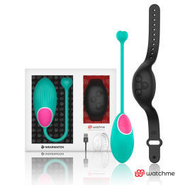 WEARWATCH - HUEVO CONTROL REMOTO TECNOLOGIA WATCHME AGUA MARINA / AZABACHE | VibraZon