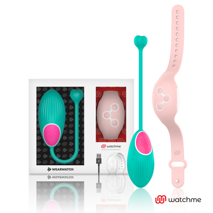WEARWATCH - HUEVO CONTROL REMOTO TECNOLOGIA WATCHME AGUA MARINA / ROSA | VibraZon