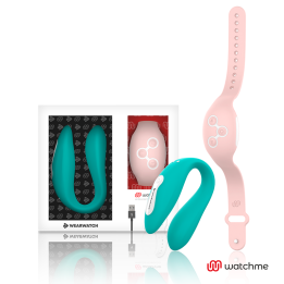 WEARWATCH - VIBRADOR DUAL TECNOLOGIA WATCHME AGUA MARINA / ROSA | VibraZon