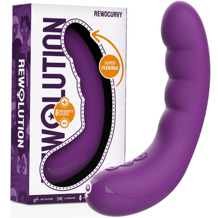 REWOLUTION - REWOCURVY VIBRADOR FLEXIBLE RECARGABLE | VibraZon