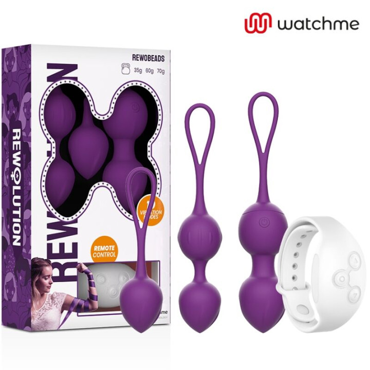 REWOLUTION - REWOBEADS BOLAS VIBRADORAS CONTROL REMOTO CON TECNOLOGIA WATCHME | VibraZon