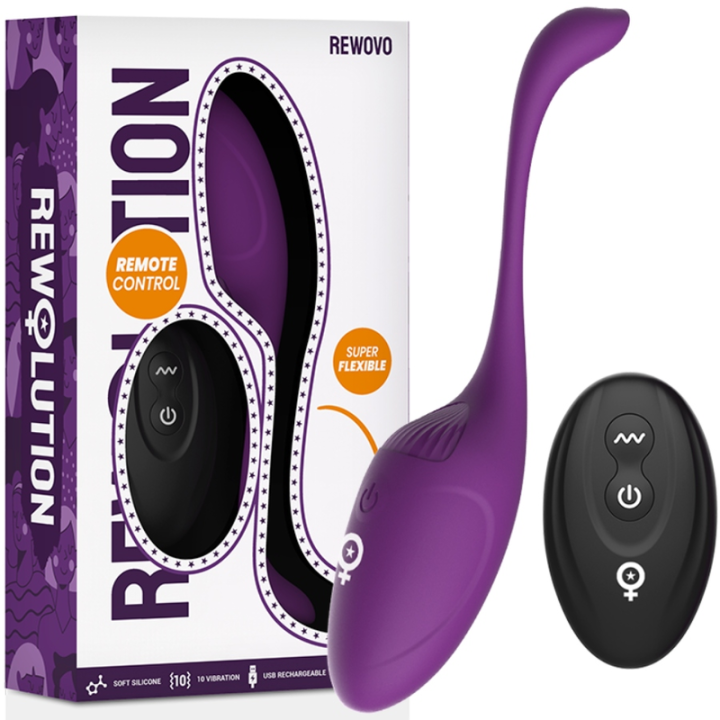 REWOLUTION - REWOVO HUEVO VIBRADOR CONTROL REMOTO | VibraZon