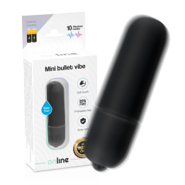 ONLINE - MINI BALA VIBRADORA NEGRO | VibraZon
