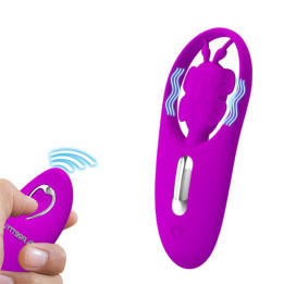 Dancing Butterfly Estimulador para Braguita con Control Remoto de Prettylove | VibraZon
