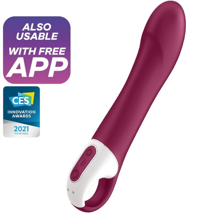 SATISFYER - BIG HEAT VIBRADOR PUNTO G | VibraZon
