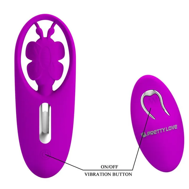 Dancing Butterfly Estimulador para Braguita con Control Remoto de Prettylove