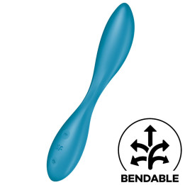 SATISFYER - G-SPOT FLEX 1 MULTI VIBRADOR AZUL | VibraZon