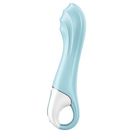 SATISFYER - AIR BOMBA VIBRADOR 5+ VIBRADOR PUNTO G INFLABLE APP AZUL | VibraZon