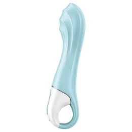 SATISFYER - AIR BOMBA VIBRADOR 5+ VIBRADOR PUNTO G INFLABLE APP AZUL