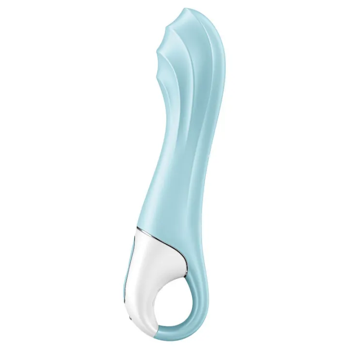 SATISFYER - AIR BOMBA VIBRADOR 5+ VIBRADOR PUNTO G INFLABLE APP AZUL