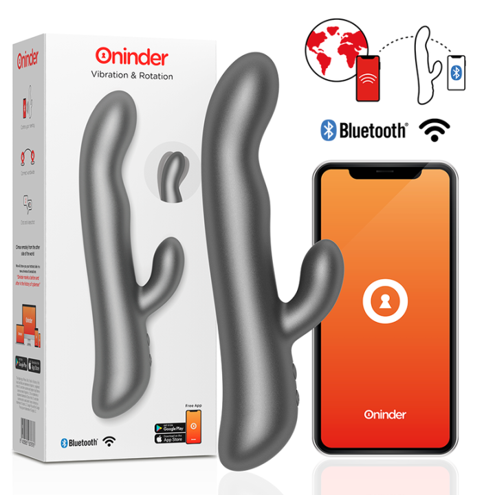 ONINDER - OSLO VIBRACIÓN & ROTACIÓN NEGRO - APP GRATUITA | VibraZon