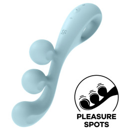 SATISFYER - TRI BALL 2 MULTI VIBRADOR AZUL | VibraZon