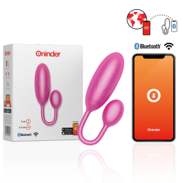 ONINDER - DENVER HUEVO VIBRADOR ROSA 7 X 2.7 CM - APP GRATUITA | VibraZon