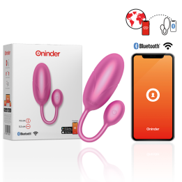 ONINDER - TOKYO HUEVO VIBRADOR ROSA 7.5 X 3.2 CM - APP GRATUITA | VibraZon