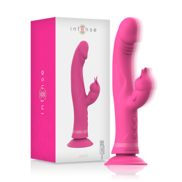 INTENSE - JULIO VIBRADOR RABBIT SILICONA ROSA | VibraZon