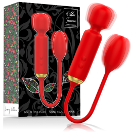 MIA - TOSCANA DOUBLE PLEASURE WAND + HUEVO VIBRADOR | VibraZon
