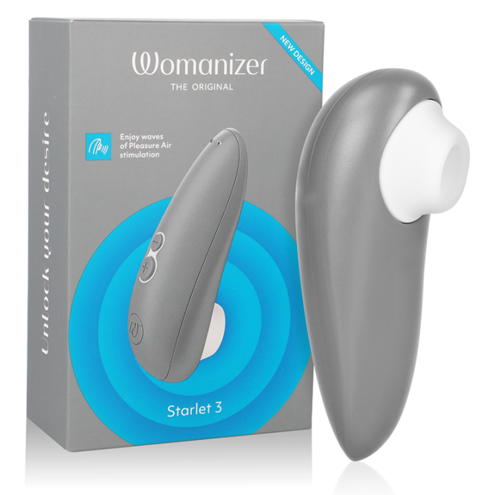 WOMANIZER - STARLET 3 ESTIMULADOR CLÍTORIS GRIS | VibraZon