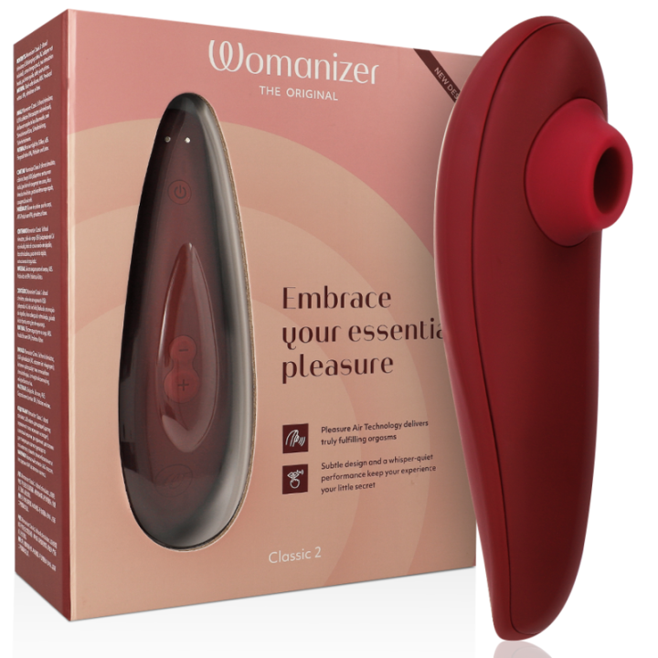 WOMANIZER - CLASSIC 2 ESTIMULADOR DE CLÍTORIS BURDEOS | VibraZon