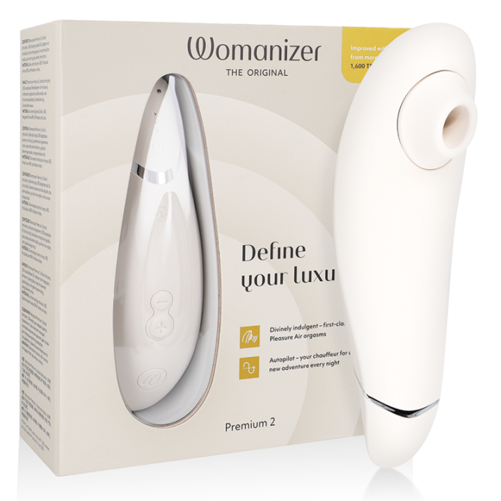 WOMANIZER - PREMIUM 2 ESTIMULADOR DE CLÍTORIS GRIS | VibraZon