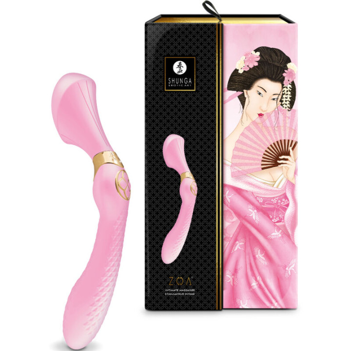 SHUNGA - ZOA MASAJEADOR ÍNTIMO ROSA | VibraZon