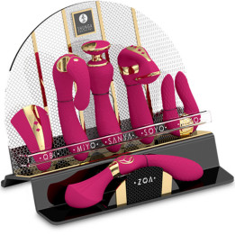 SHUNGA - EXPOSITOR 6 MASAJEADORES ÍNTIMOS FUCSIA | VibraZon