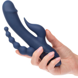CALEXOTICS - VIBRADOR TRIPLE ORGASM AZUL | VibraZon