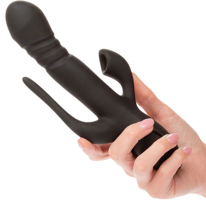 CALEXOTICS - VIBRADOR TRIPLE EUPHORIA NEGRO | VibraZon