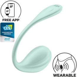 SATISFYER - SMOOTH PETAL ESTIMULADOR PUNTO G VERDE AGUA APP GRATUITA | VibraZon