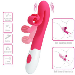 ROMANCE - VIBRADOR Y ESTIMULADOR 30 VELOCIDADES ROSA | VibraZon
