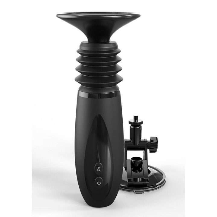 FETISH FANTASY SERIES - BODY DOCK THRUSTER SUJETA DILDOS CON 7 MODOS DE EMPUJE NEGRO | VibraZon