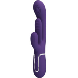 PRETTY LOVE - SHANIA TRIPLE VIBRADOR RABBIT MULTIFUNCIÓN MORADO | VibraZon