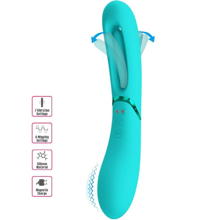 ROMANCE - LEXIE VIBRADOR PUNTO G 7 VIBRACIONES AZUL | VibraZon