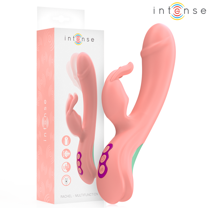 INTENSE - RACHEL VIBRADOR RABBIT 5 VIBRACIONES ROSA | VibraZon