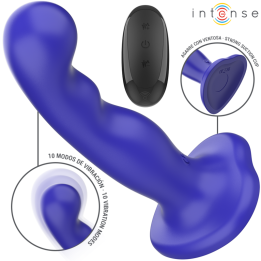 INTENSE - SHORTY VIBRADOR CON VENTOSA AZUL CONTROL REMOTO | VibraZon