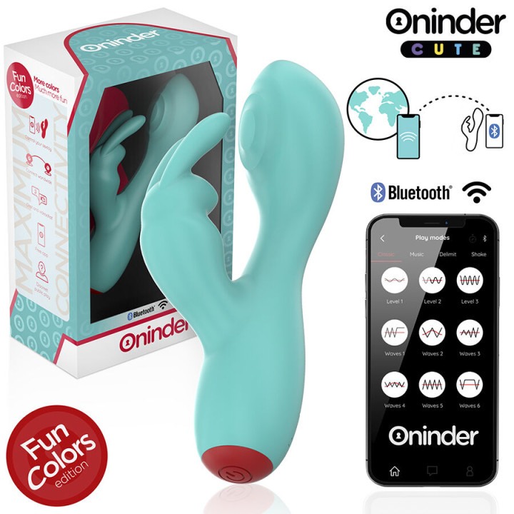 ONINDER CUTE - LOVE BUNNY VIBRADOR PUNTO G Y CLÍTORIS - APP MUNDIAL GRATUITA | VibraZon