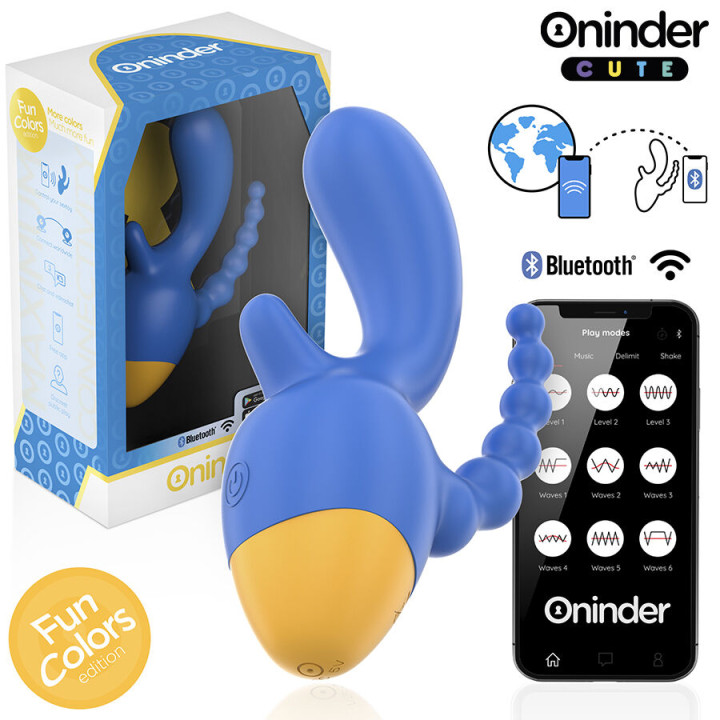 ONINDER CUTE - LOVE 3 SOME TRIPLE VIBRADOR - APP MUNDIAL GRATUITA | VibraZon