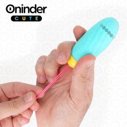 ONINDER CUTE - LOVE PLEASURE HUEVO VIBRO-GEMAS ROTADORAS SILICONA - APP MUNDIAL GRATUITA | VibraZon