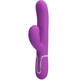 PRETTY LOVE - PERLITA VIBRADOR RABBIT MULTIFUNCIÓN 3 EN 1 MORADO | VibraZon