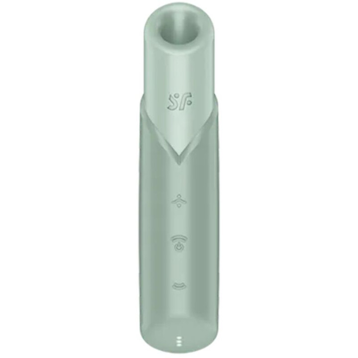 SATISFYER - NAUGHTY KISS ESTIMULADOR CLÍTORIS POR ONDAS VERDE AGUA | VibraZon
